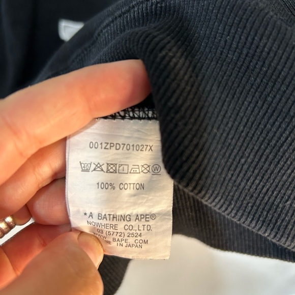 COACH Bape x coach crewneck sweatshirt. Black. Size Large. New condition. - Picture 7 of 11